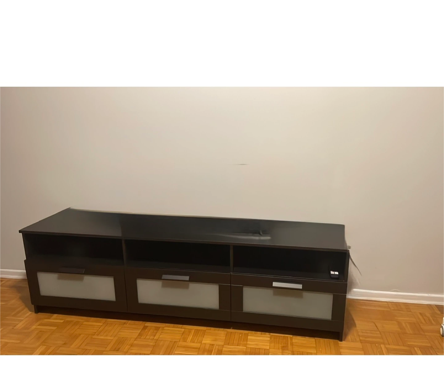 IKEA BRIMNES TV bench, black,