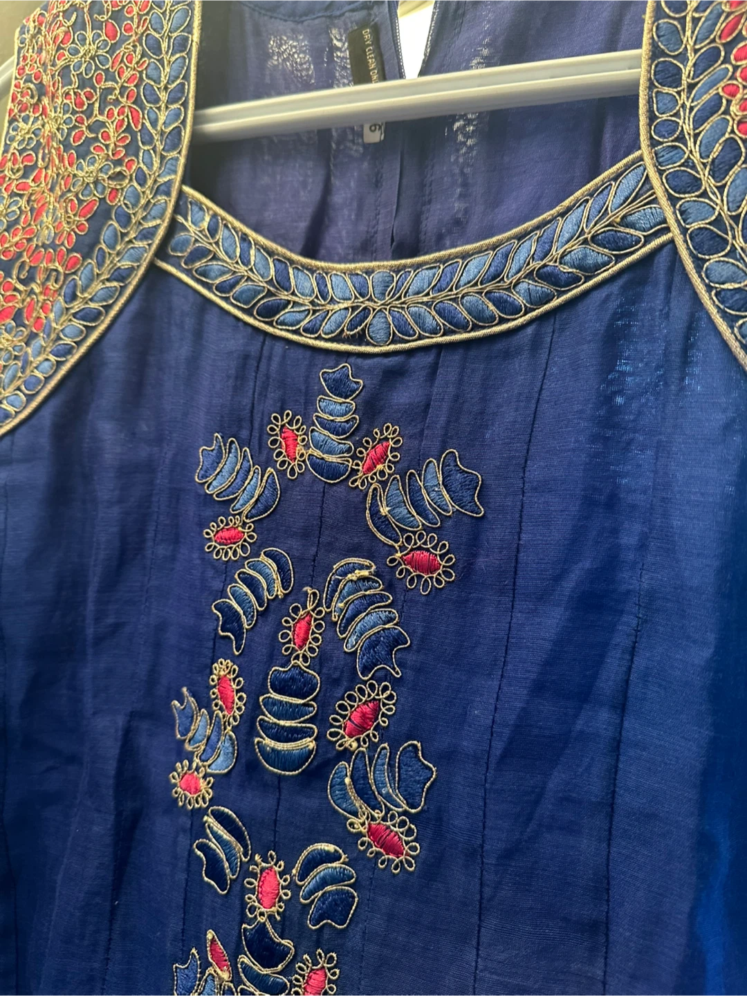 Blue Embroidered Kurti - photo 2
