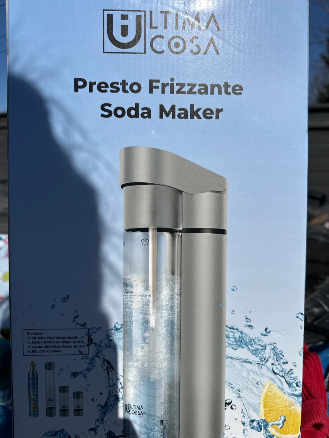 Ultima Cosa Presto Frizzante Soda Maker