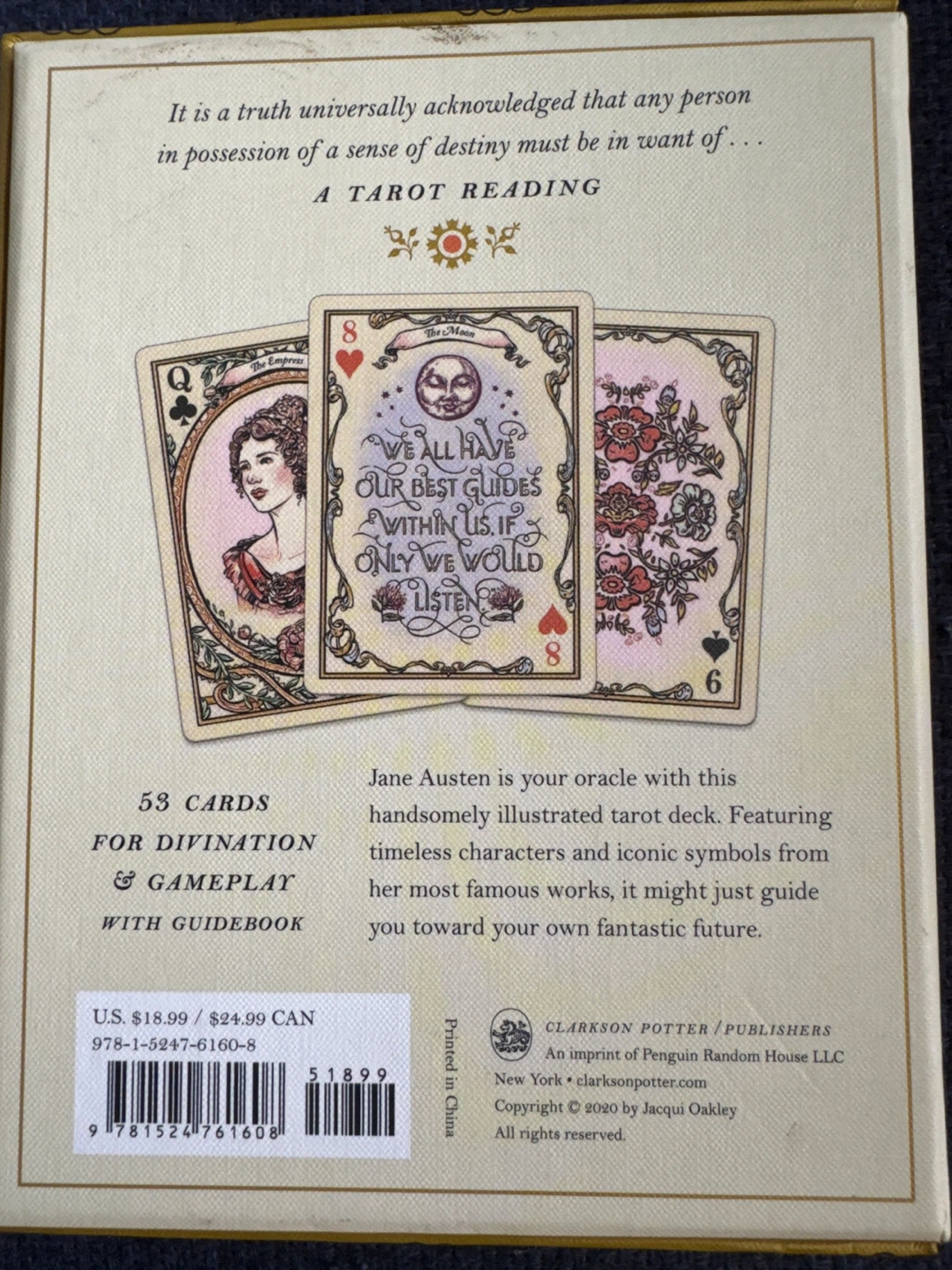 A Jane Austen Tarot Deck with Guidebook - photo 2