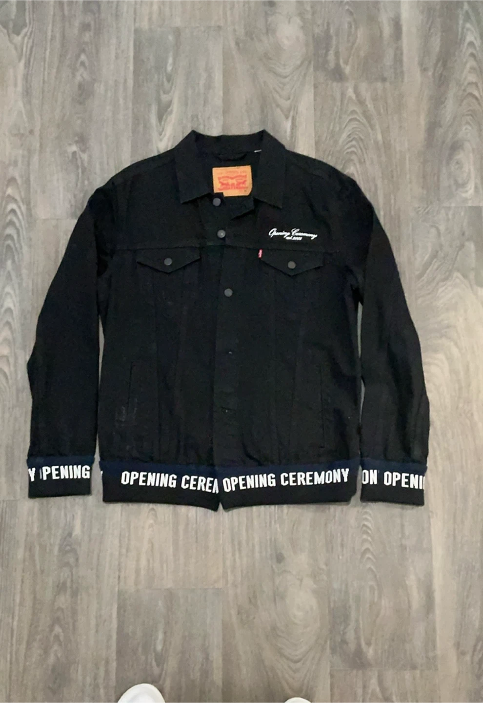 Levi’s x Opening Ceremony Denim Jacket, Black, XL, New With Tags - photo 2