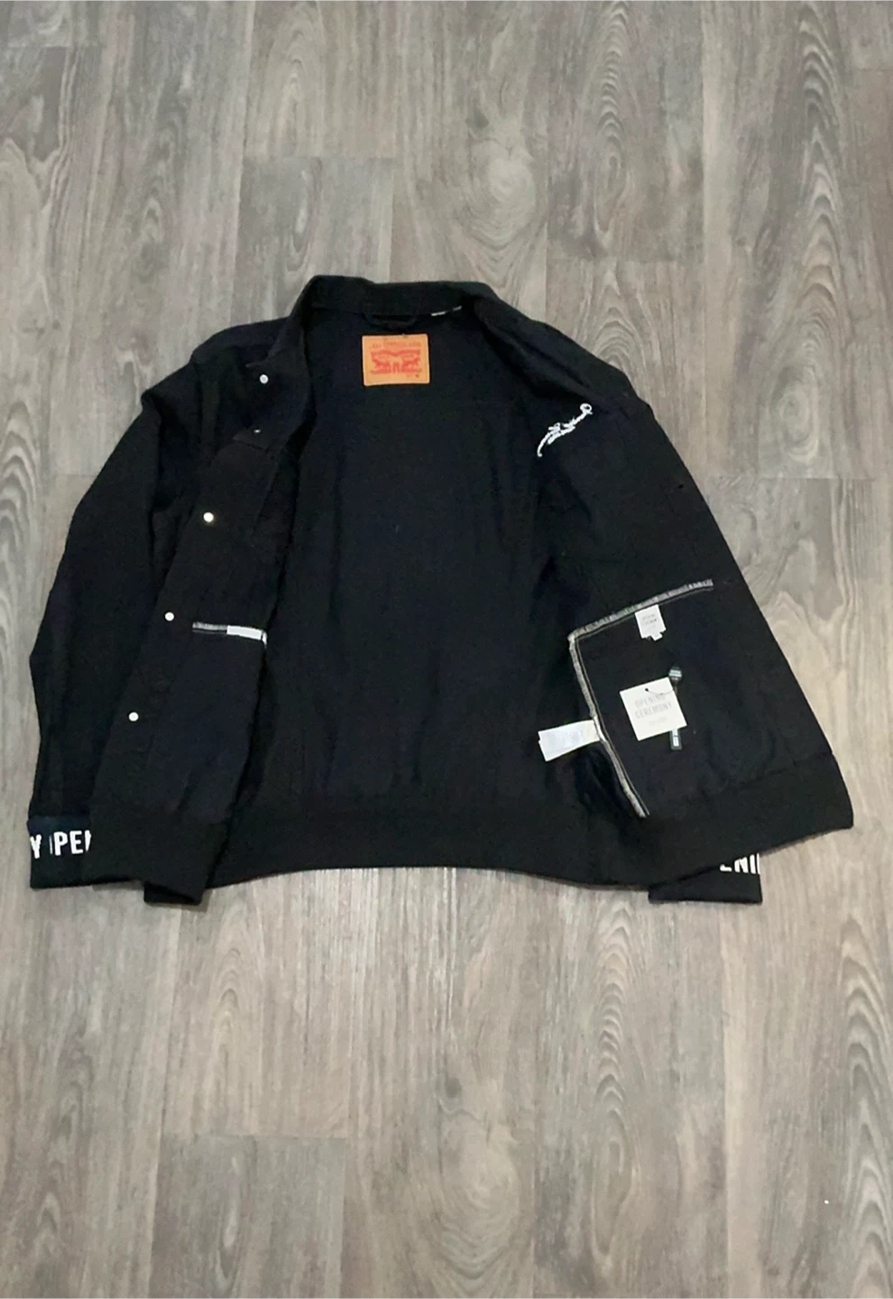 Levi’s x Opening Ceremony Denim Jacket, Black, XL, New With Tags - photo 4