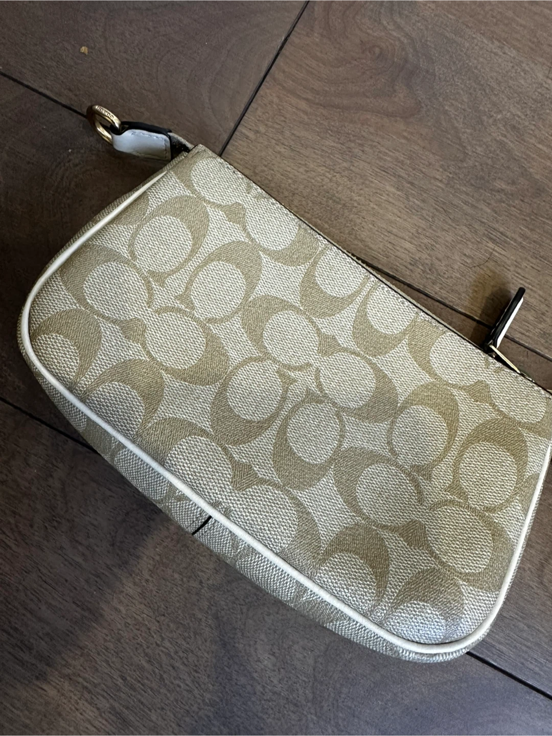 Coach Wristlet Pouch Signature Canvas - photo 4