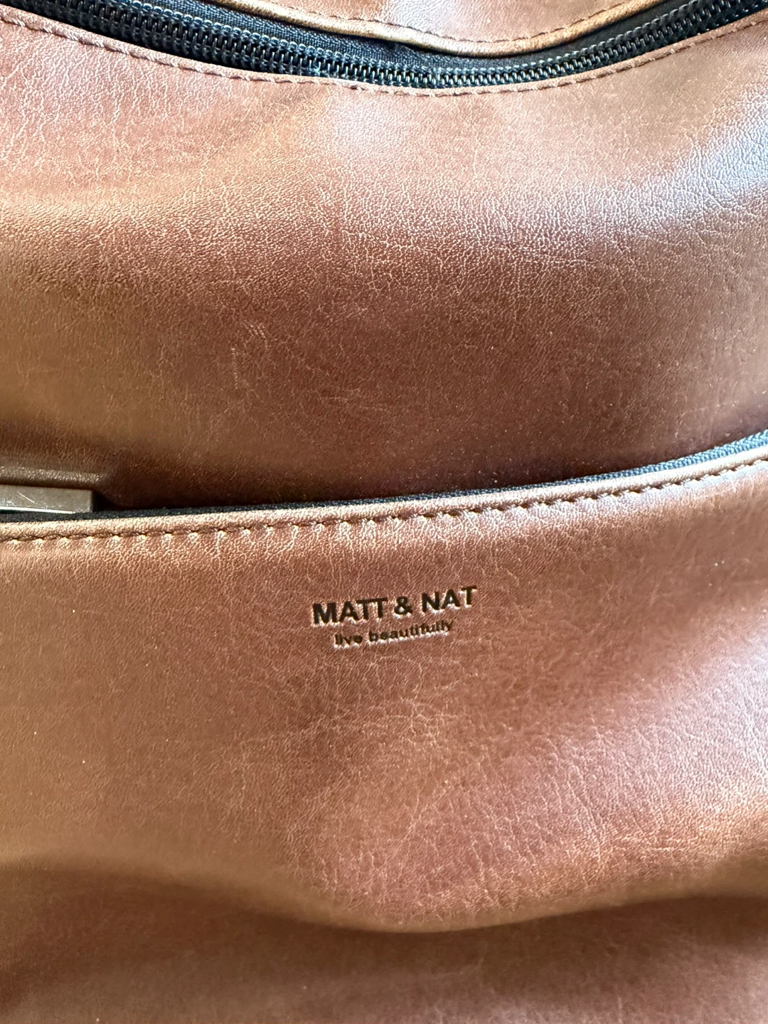 Matt & Nat Brown Faux Leather Backpack - photo 2