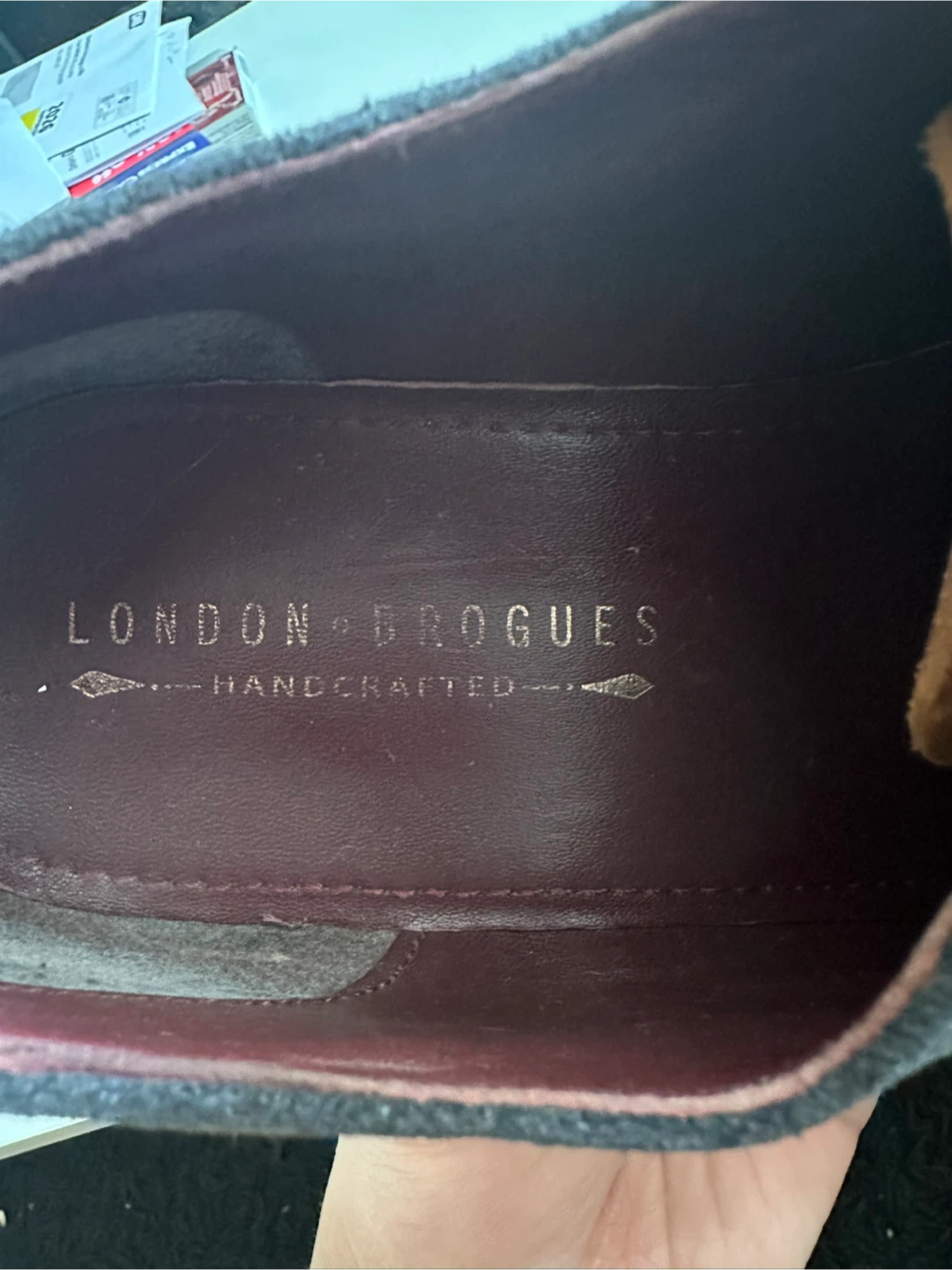 London Brogues Men's Wingtip Brogue Shoes - Size 10 - photo 5