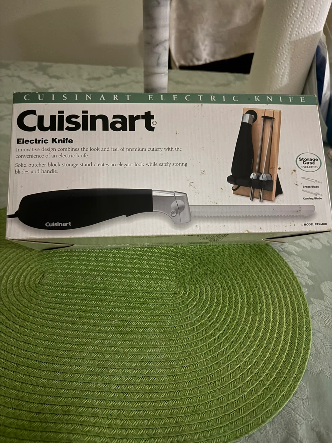 Cuisinart Electric Knife with Storage Block (Model CEK-40C)