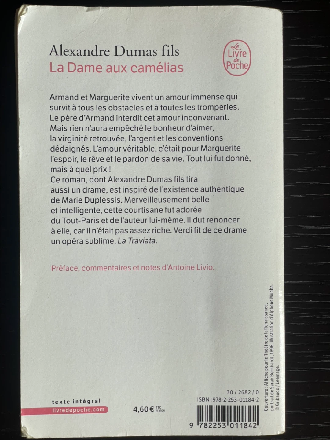 La Dame aux camélias by Alexandre Dumas fils - Le Livre de Poche - photo 3