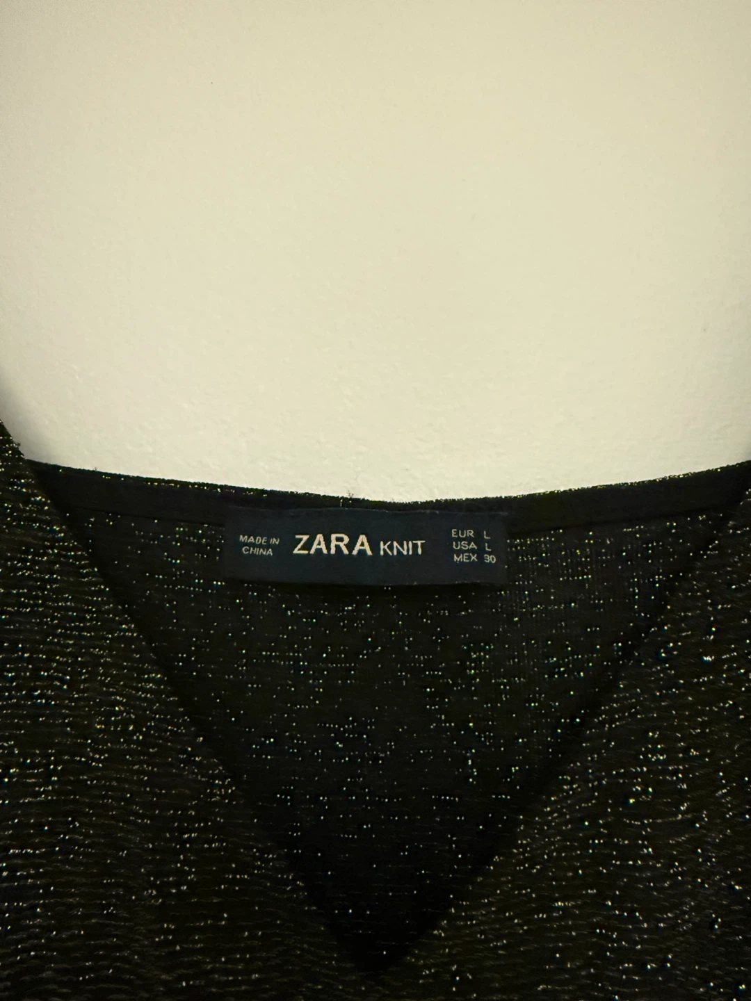Zara Knit Metallic Sparkly Jumpsuit - photo 2