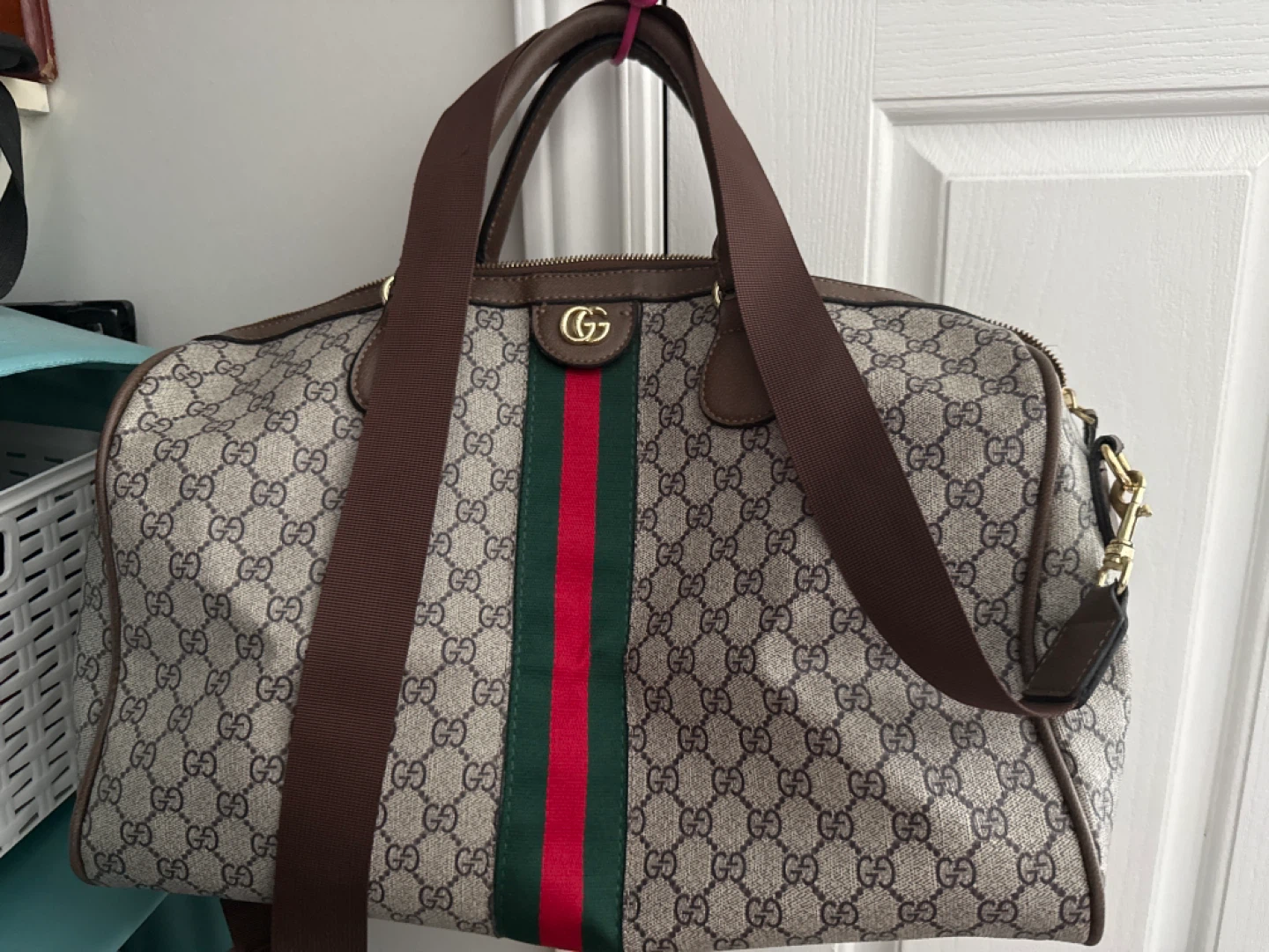 Gucci Monogram Canvas Duffel Bag - photo 3