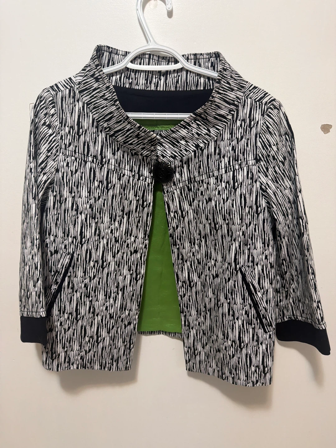 Anthracite Women's Cropped Jacket Size 10