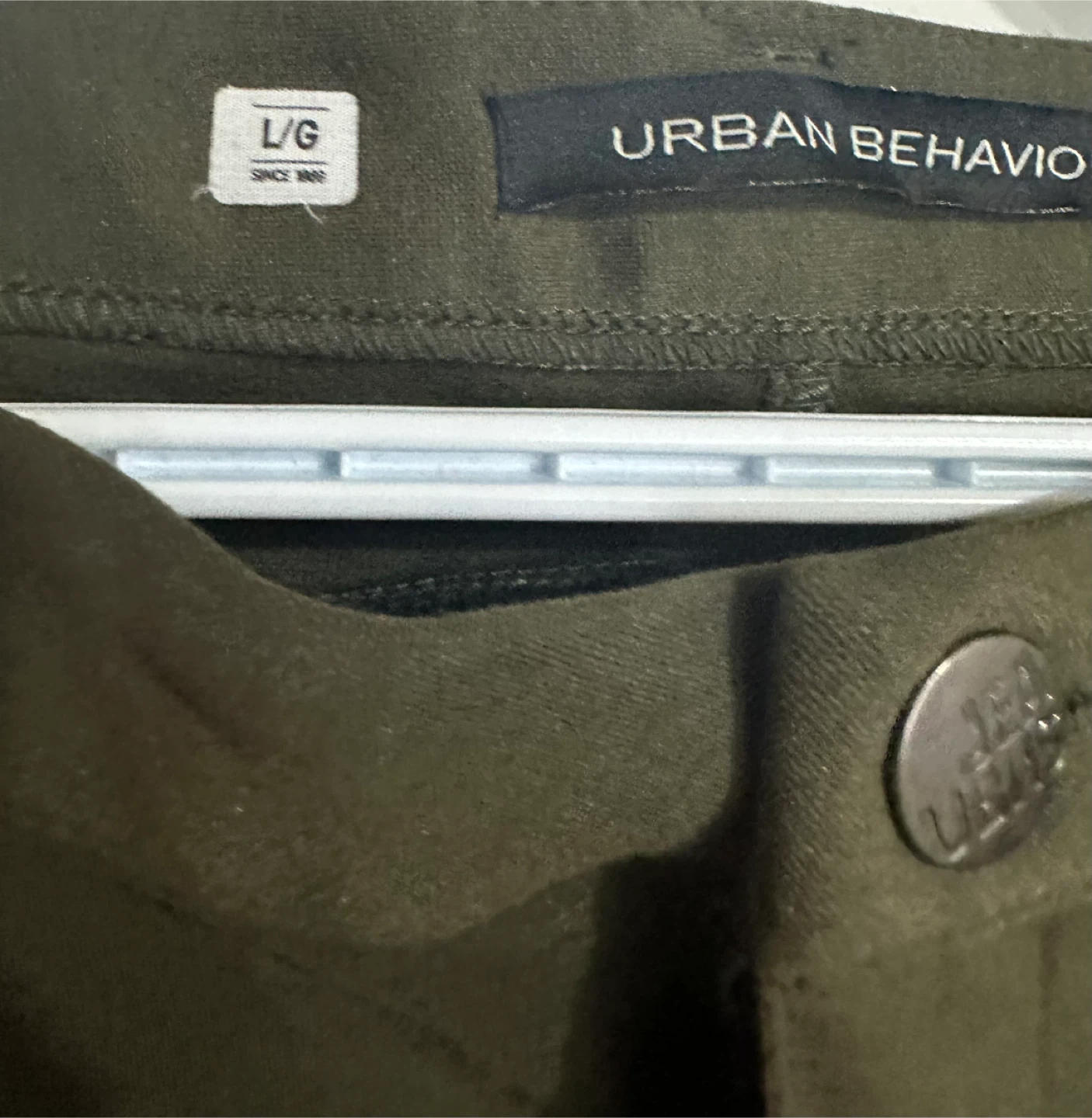 Urban Behaviour Olive Green Pants Size L