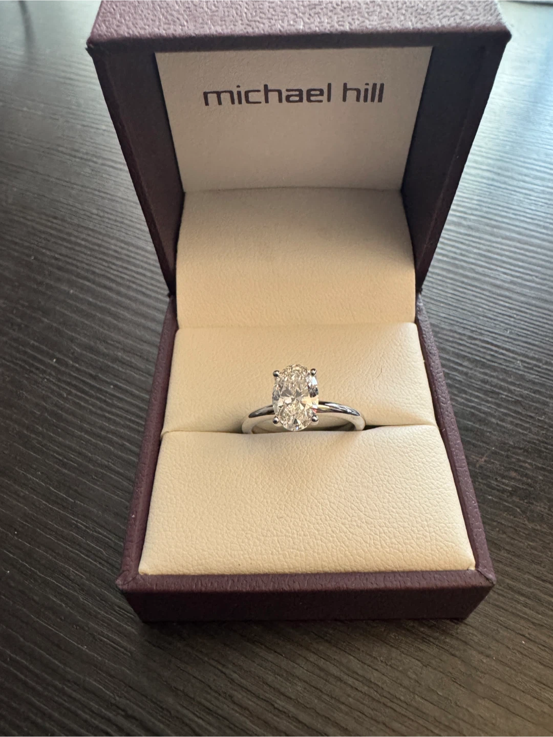 Michael Hill Oval Brilliant Diamond Ring