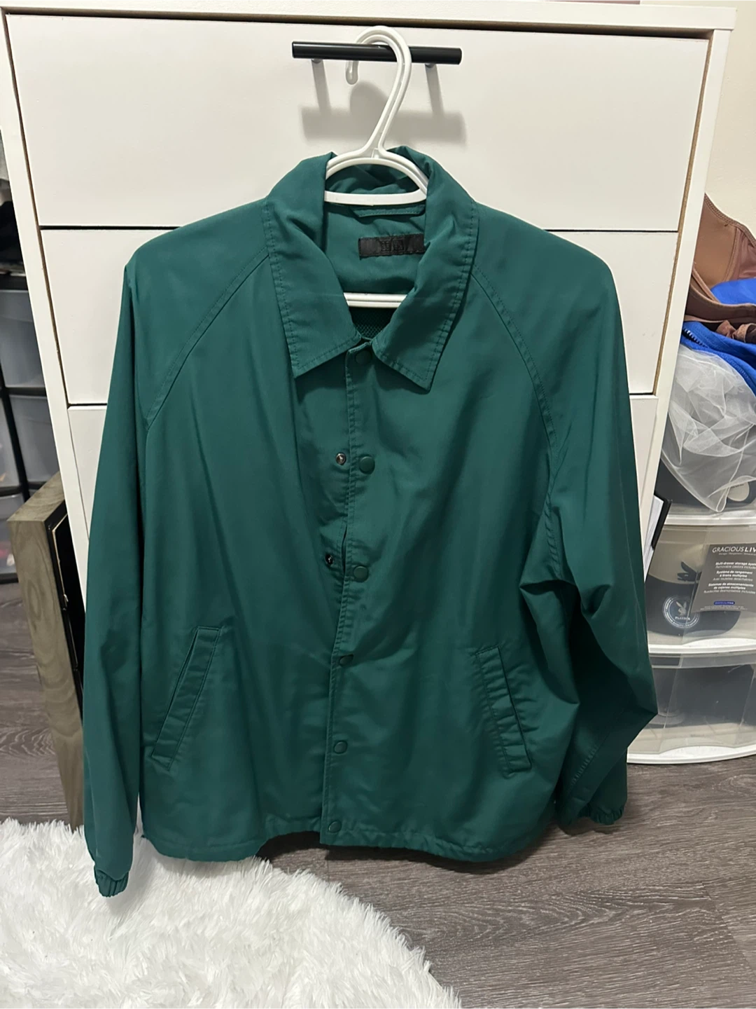 Uniqlo Green Coach Jacket