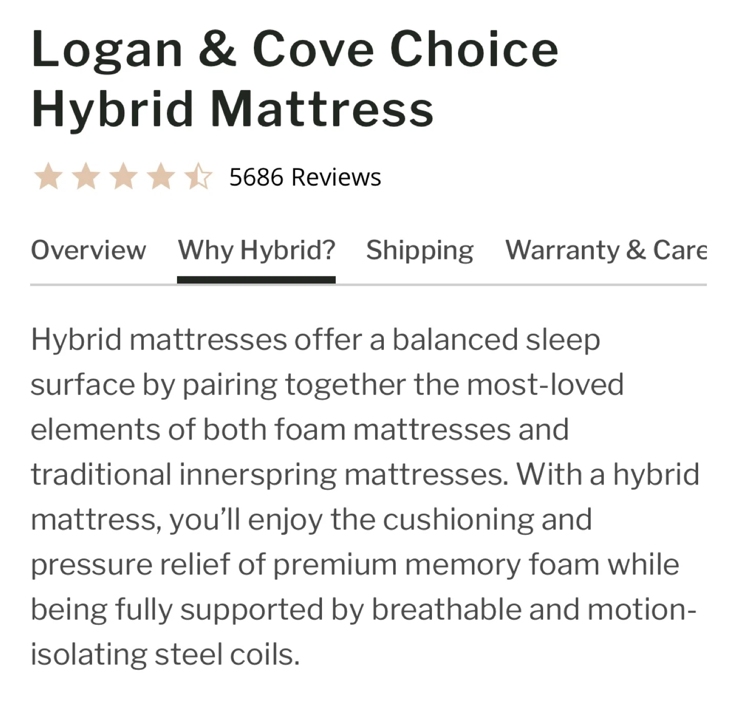 Logan & Cove Choice Hybrid Mattress - California King - photo 3