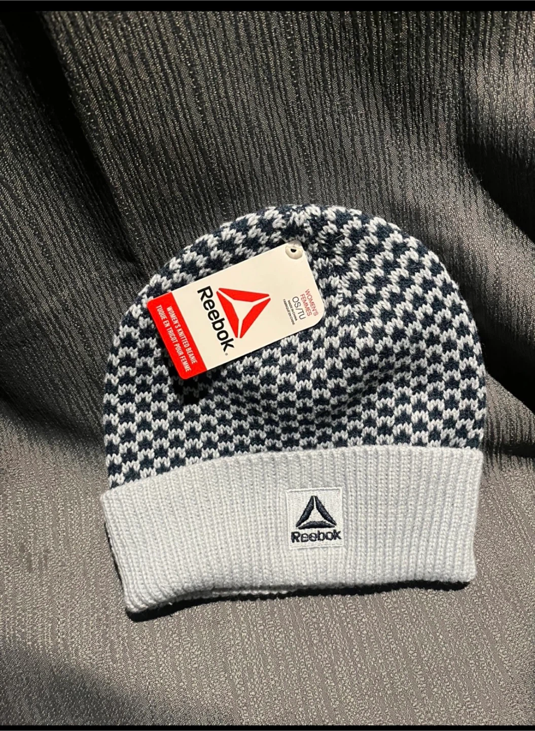 Reebok Beanie Hat - Navy/White OSFM
