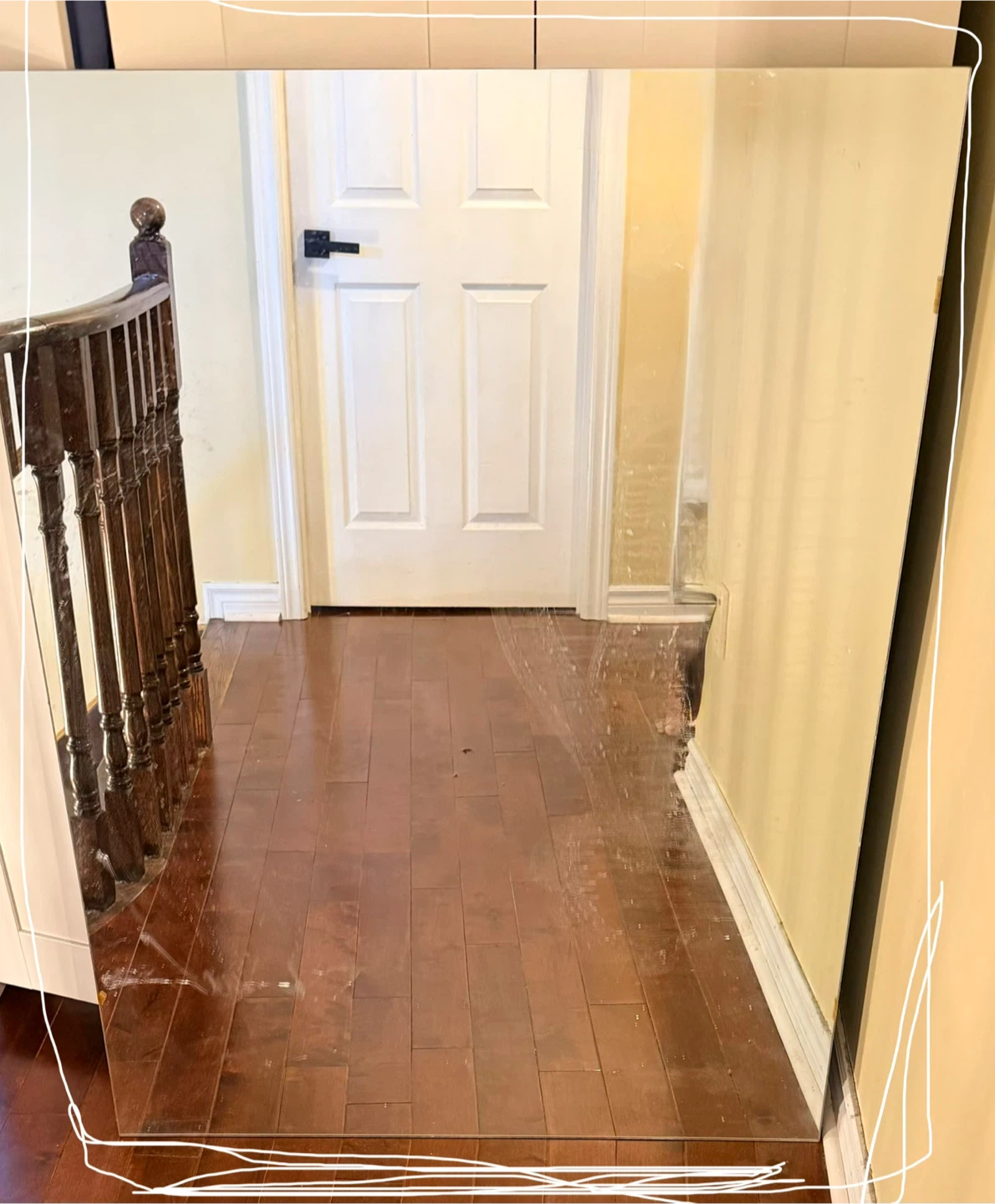 Large Frameless Mirror
