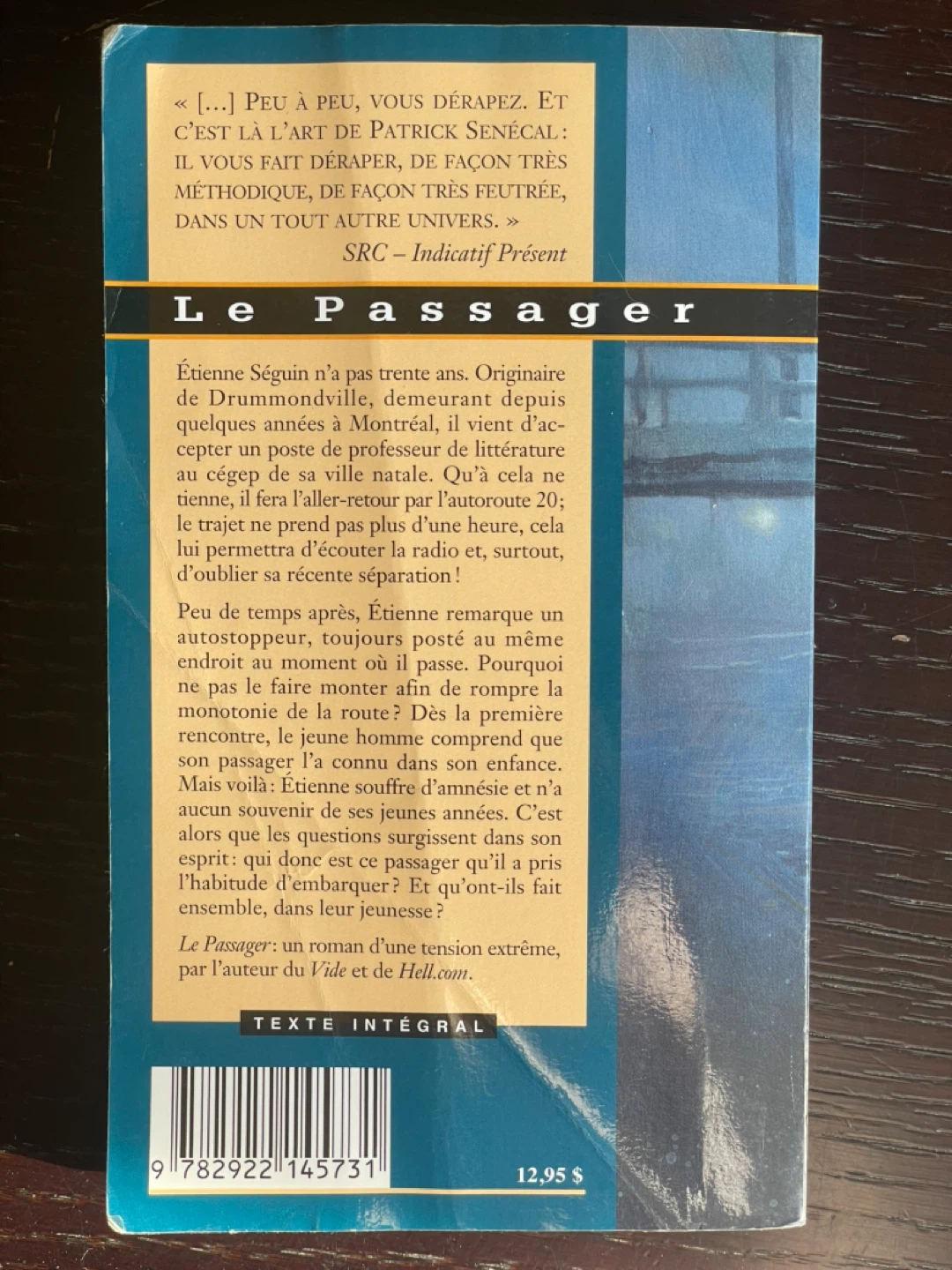 Le Passager Novel by Patrick Senecal - photo 3