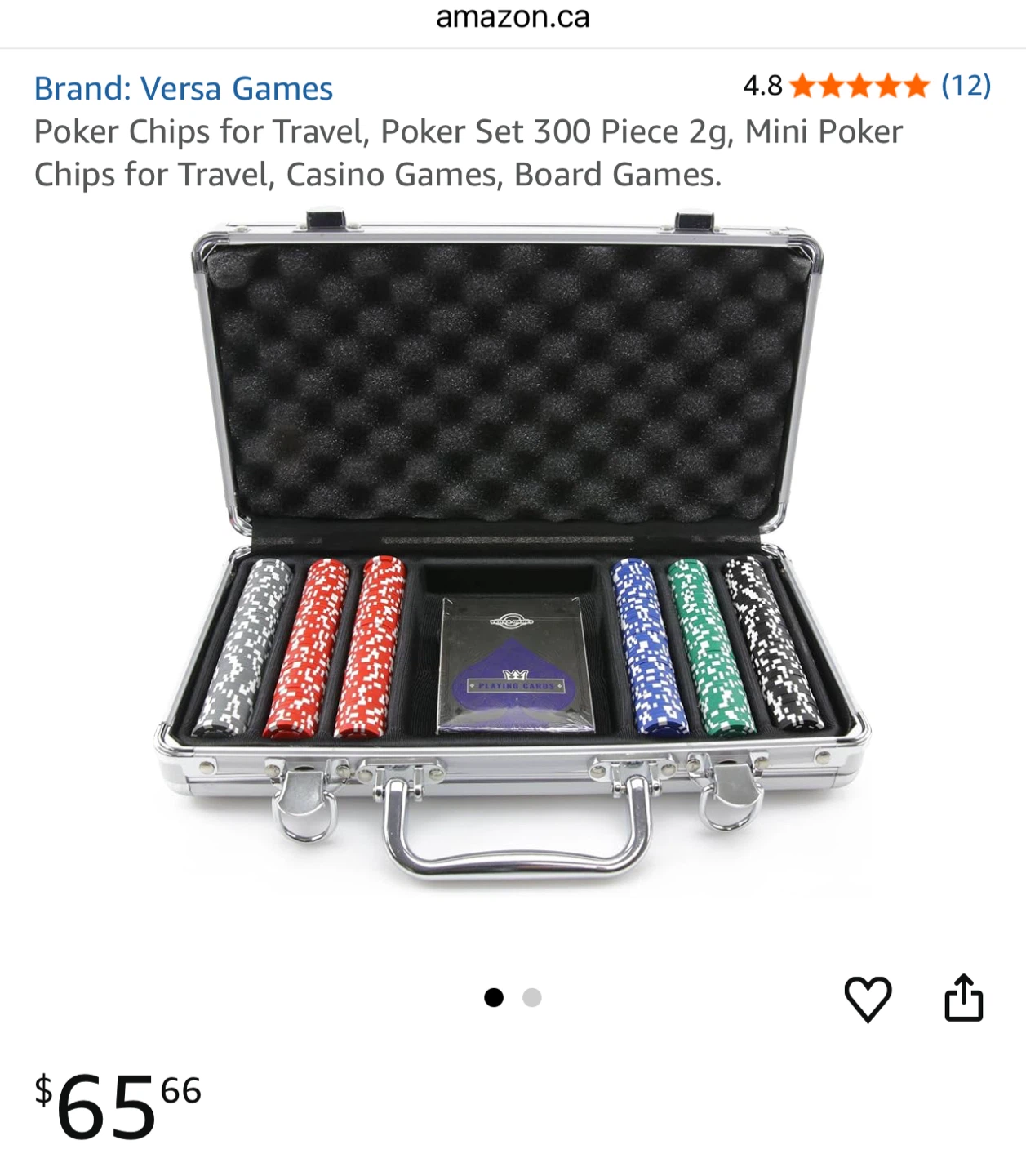 Versa Games Poker Chip Set - 300 Piece - photo 4