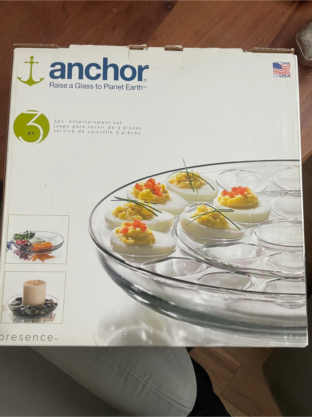 Anchor Hocking 3pc Entertainment Set - photo 2