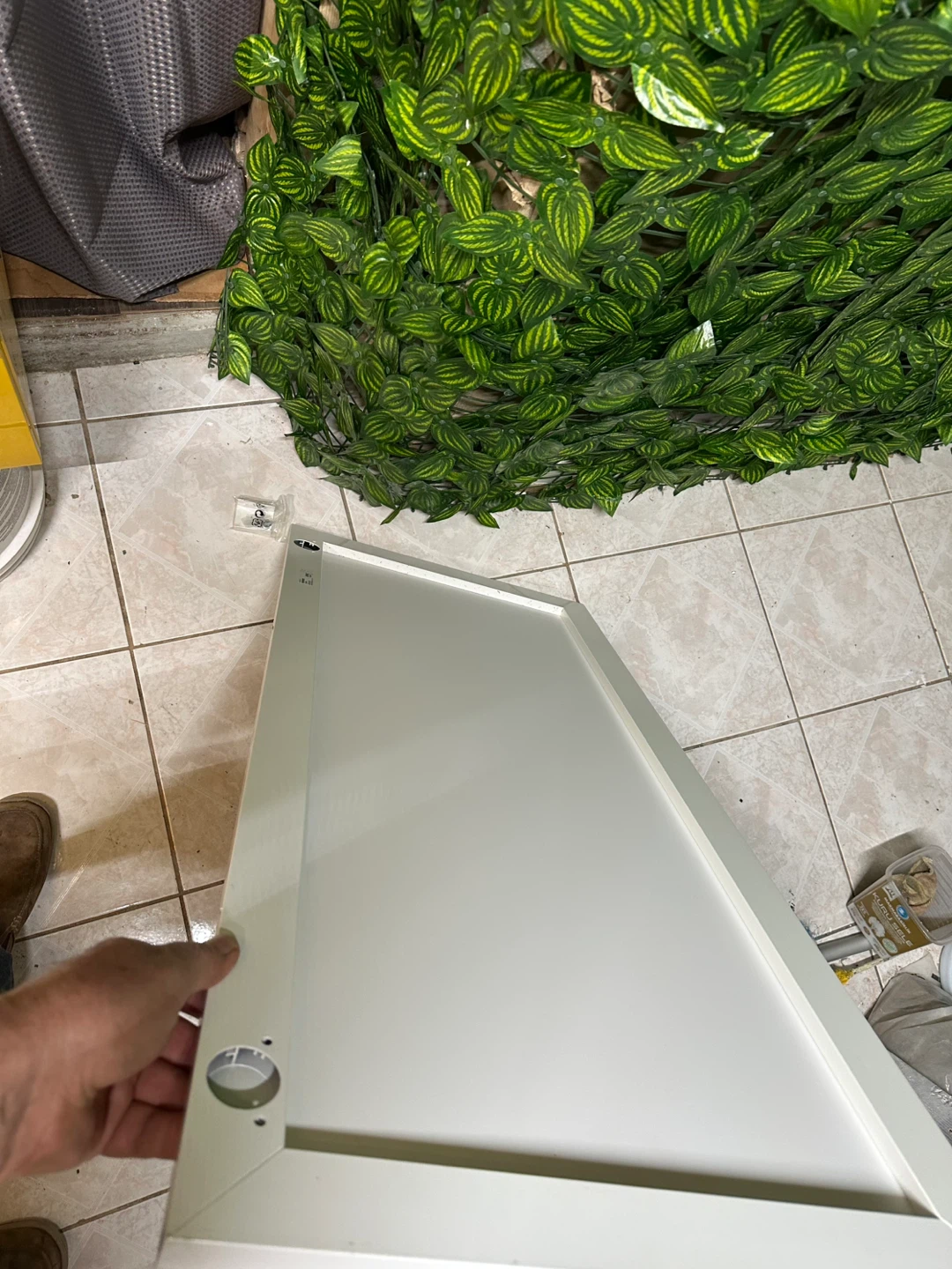 IKEA White Glass Door W17 3/4 H39 - photo 2