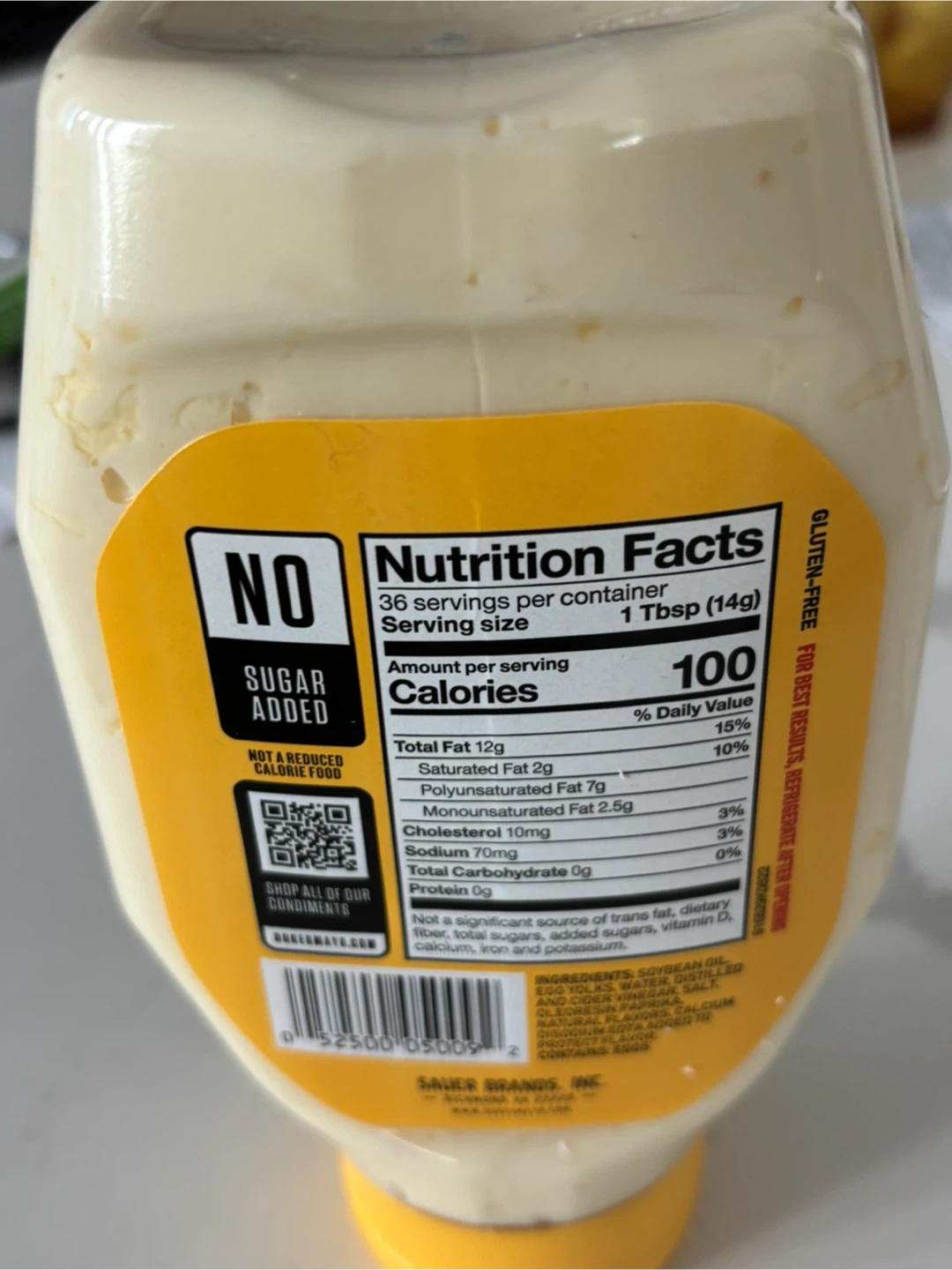 Duke's Real Mayonnaise 18 fl oz - photo 3