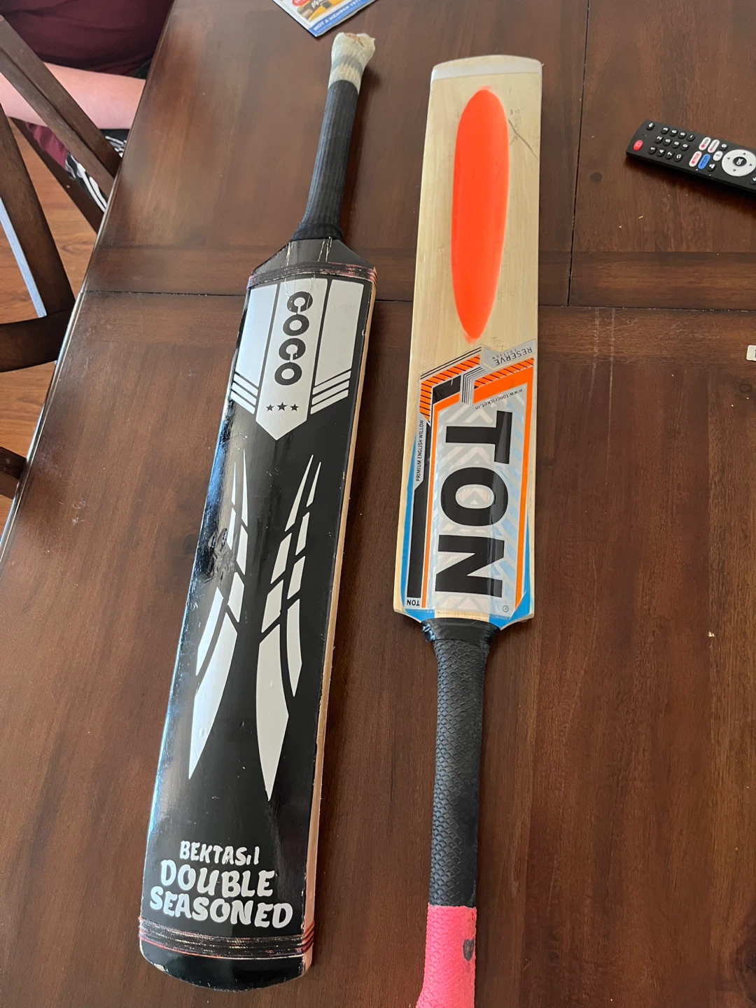 TON and COCO Cricket Bats
