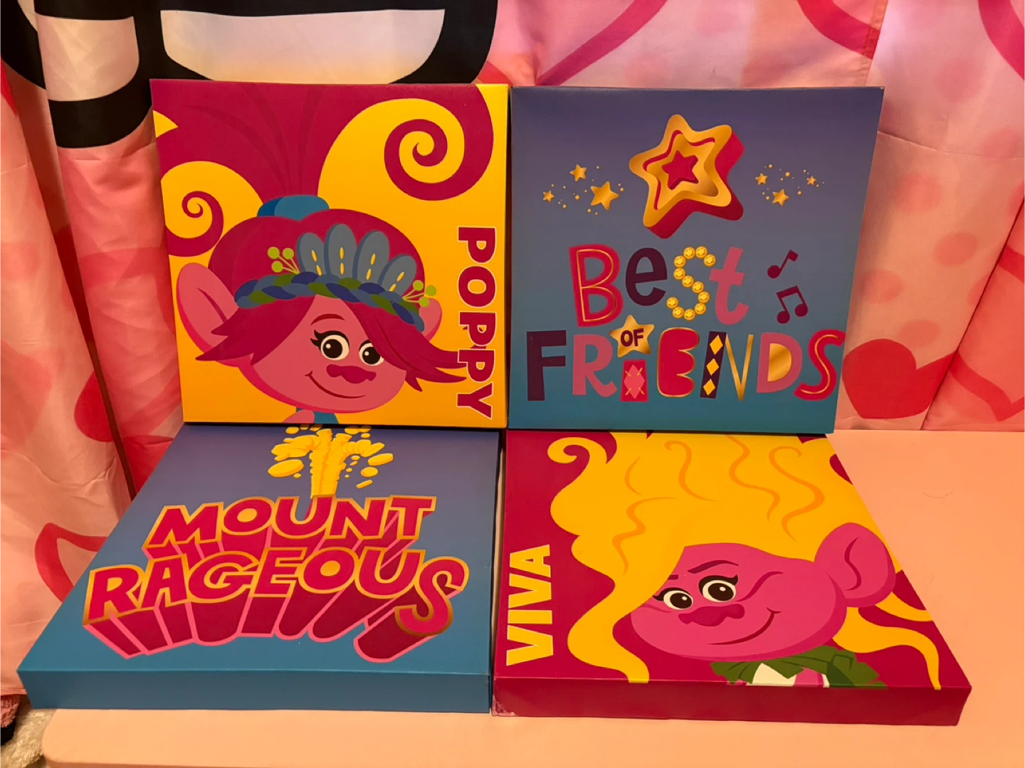 DreamWorks Trolls Poppy and Viva Art Canvases