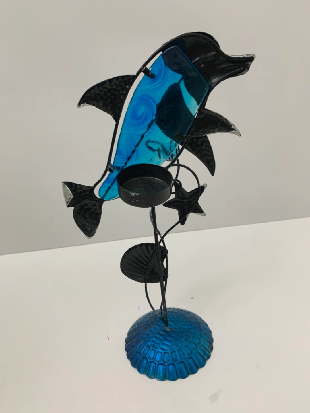 Metal Dolphin Tealight Holder - Home Decor - photo 5