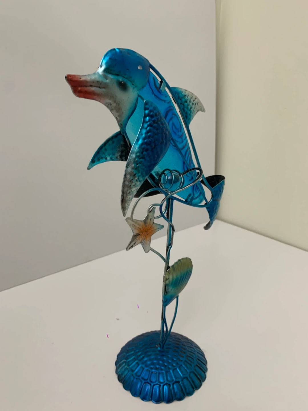Metal Dolphin Tealight Holder - Home Decor - photo 2