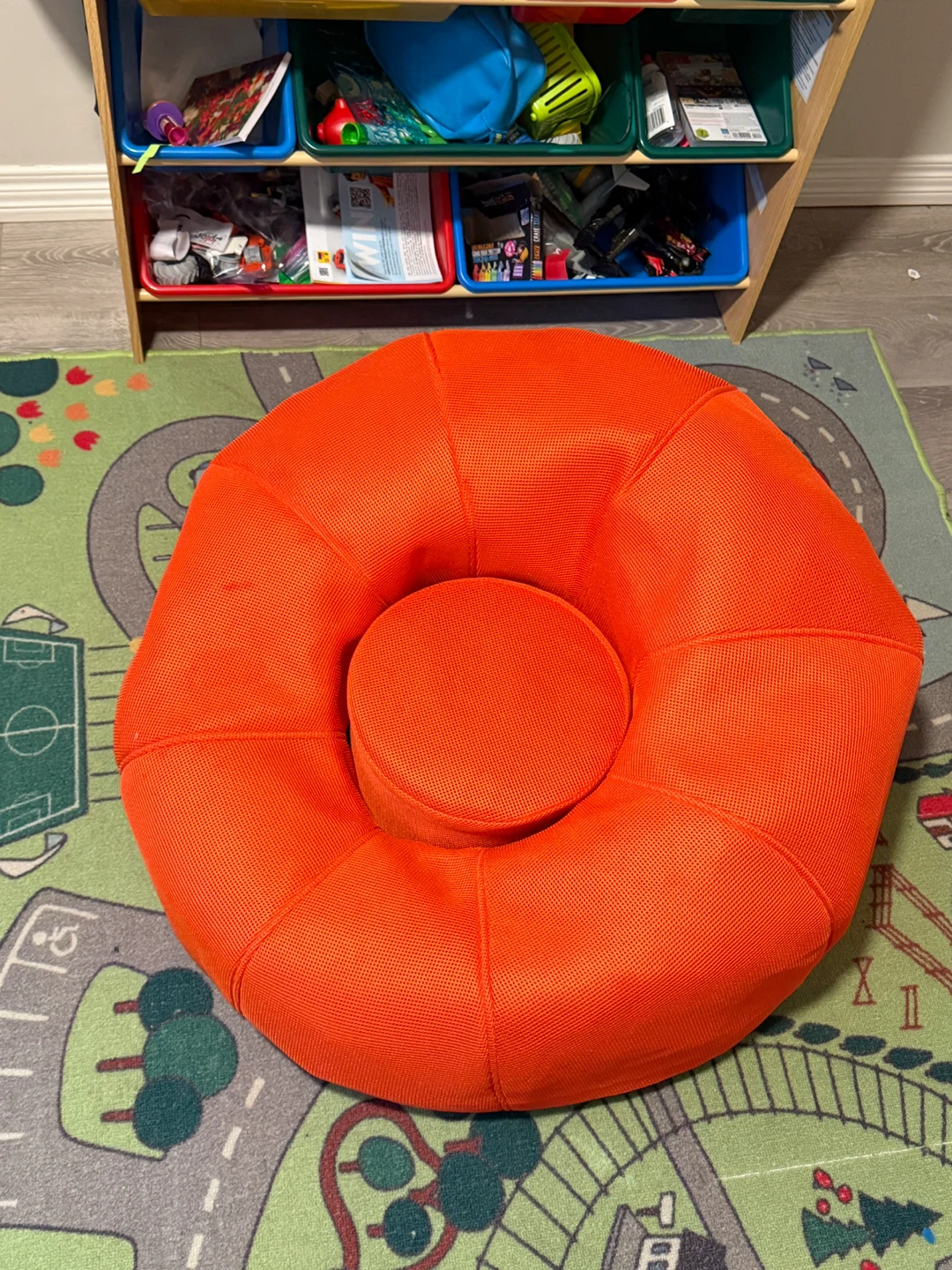 IKEA BRÄNNBOLL Inflatable Gaming Lounge Chair - Bright Orange - photo 2