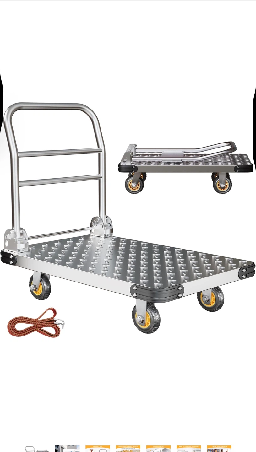 Noliven Foldable Platform Truck Dolly Cart - photo 2
