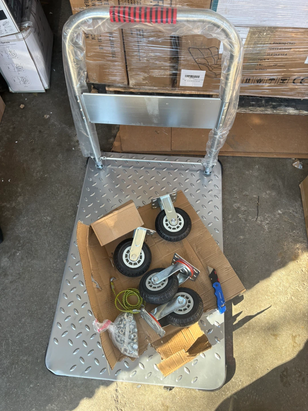 Noliven Foldable Platform Truck Dolly Cart - photo 4