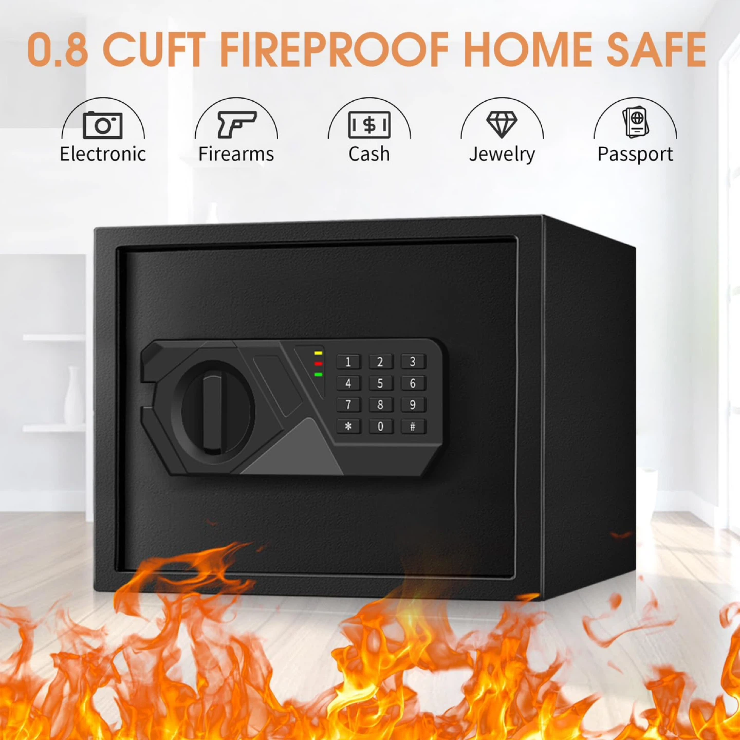Digital Home Safe Fireproof Waterproof - photo 2