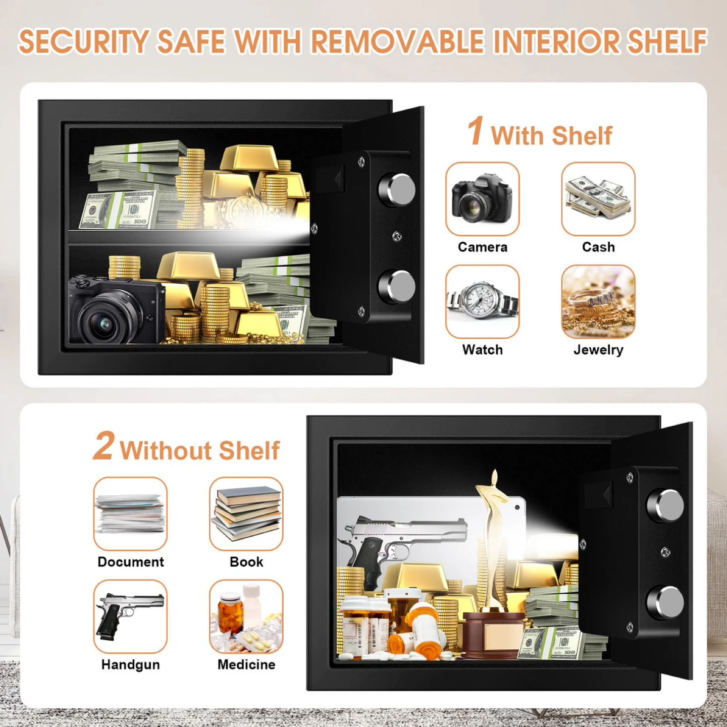 Digital Home Safe Fireproof Waterproof - photo 5
