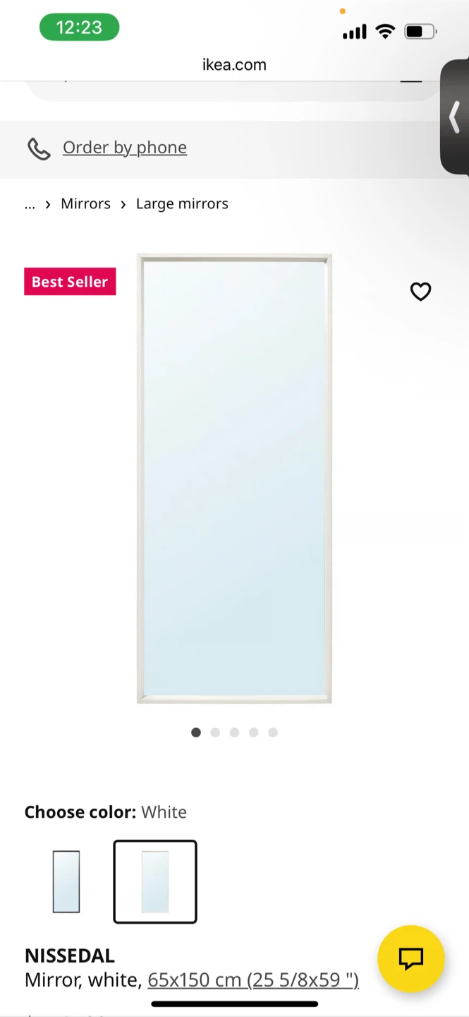 IKEA large mirror - photo 5