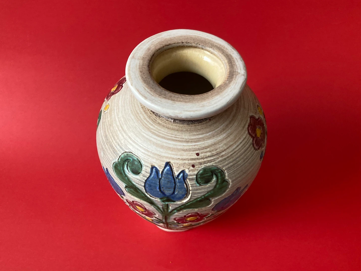 Vintage MCM Gmundner Keramik Austrian Vase - photo 4