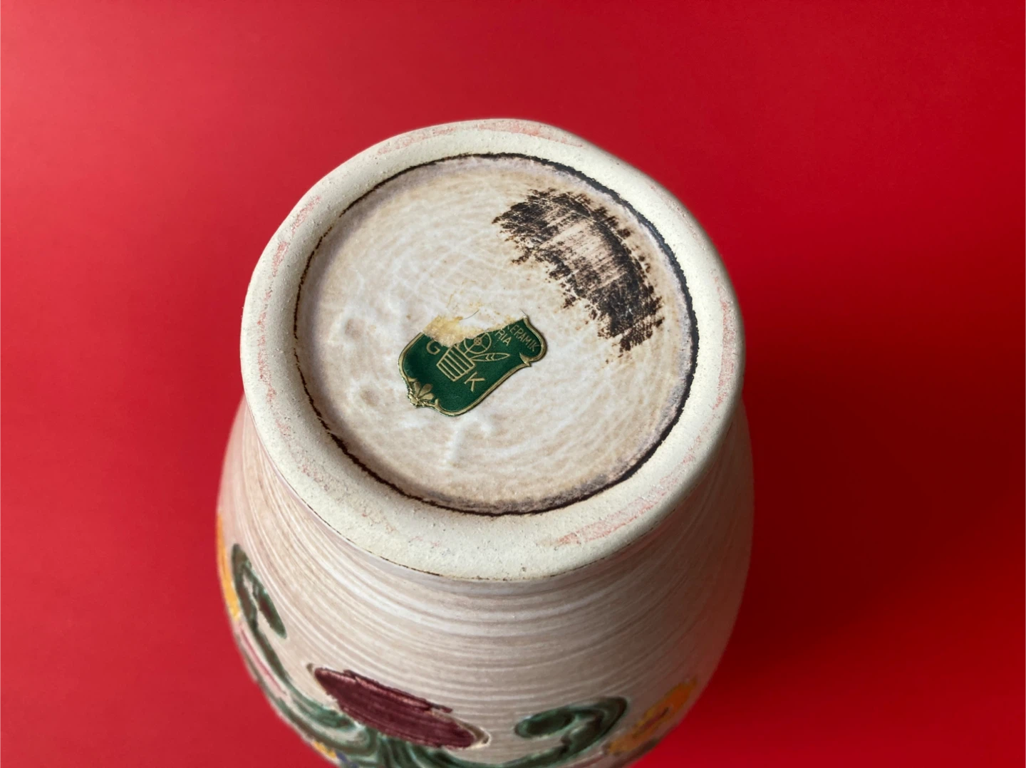 Vintage MCM Gmundner Keramik Austrian Vase - photo 5
