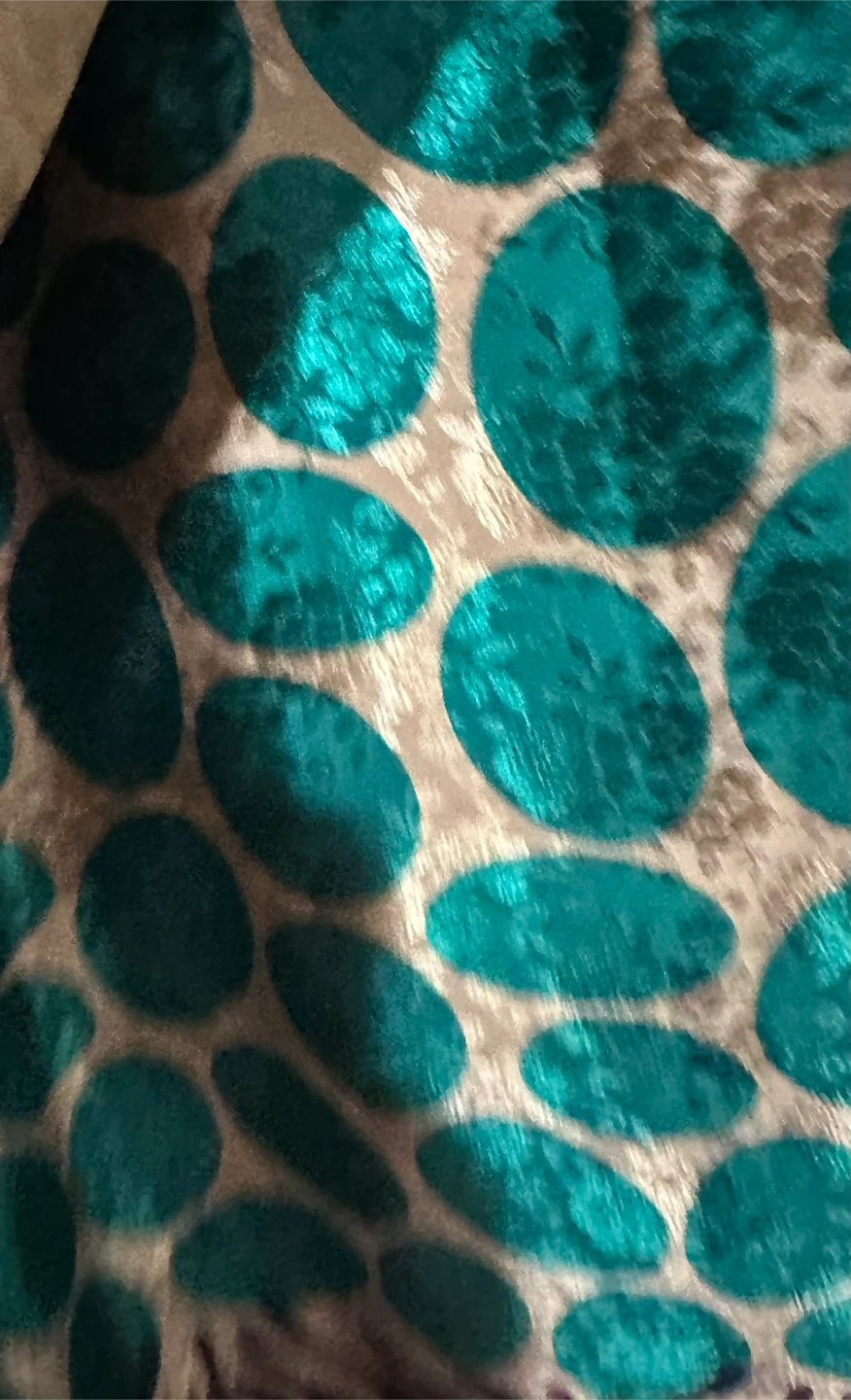 Gold and Teal Damask saree - photo 2