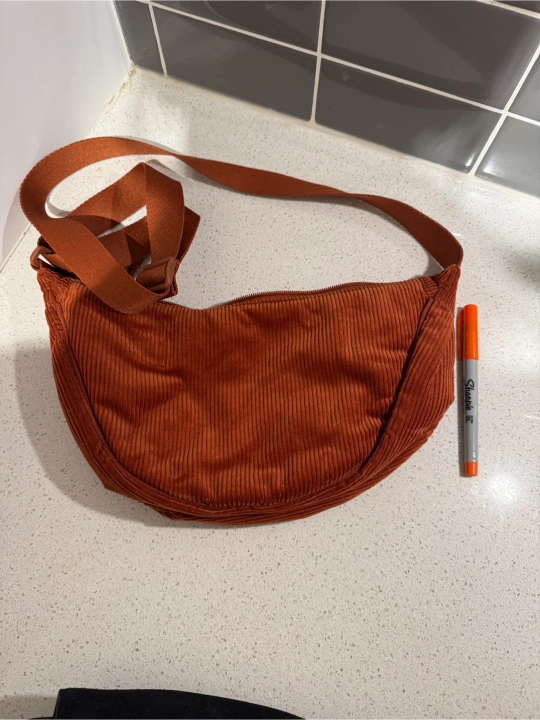 Uniqlo Corduroy Shoulder Bag