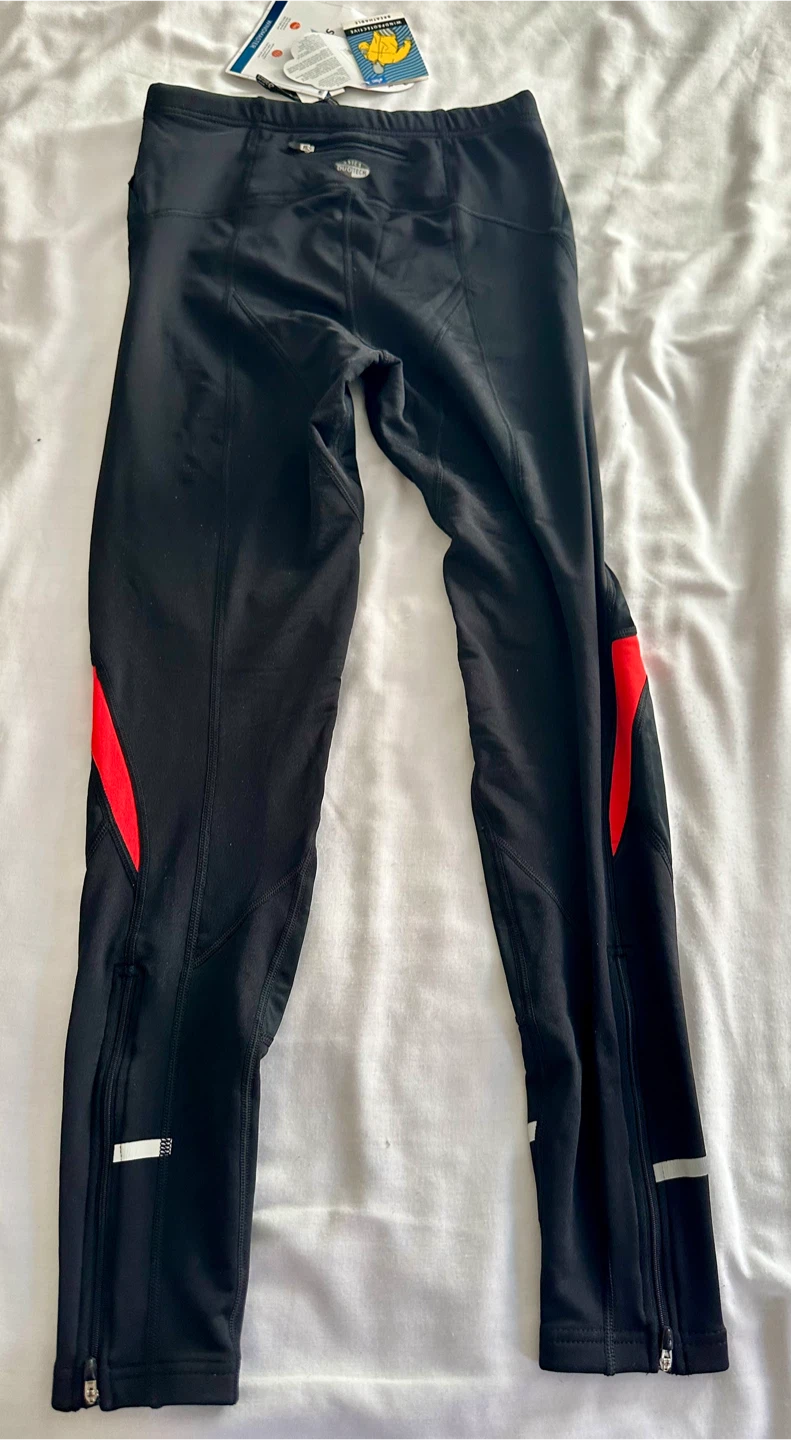 Asics Yoga Pants XL Black Red Windmaster-BNWT - photo 2