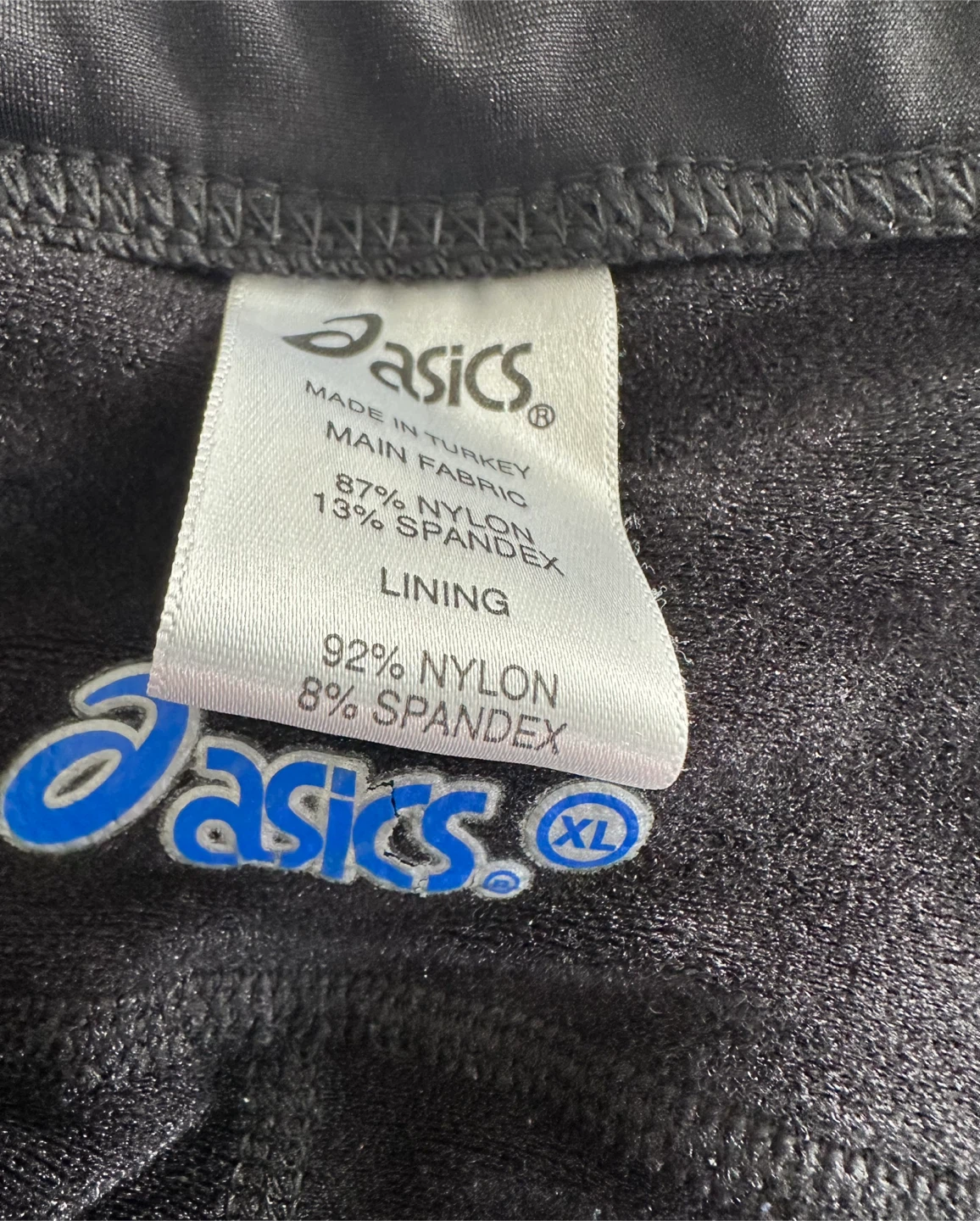 Asics Yoga Pants XL Black Red Windmaster-BNWT - photo 5