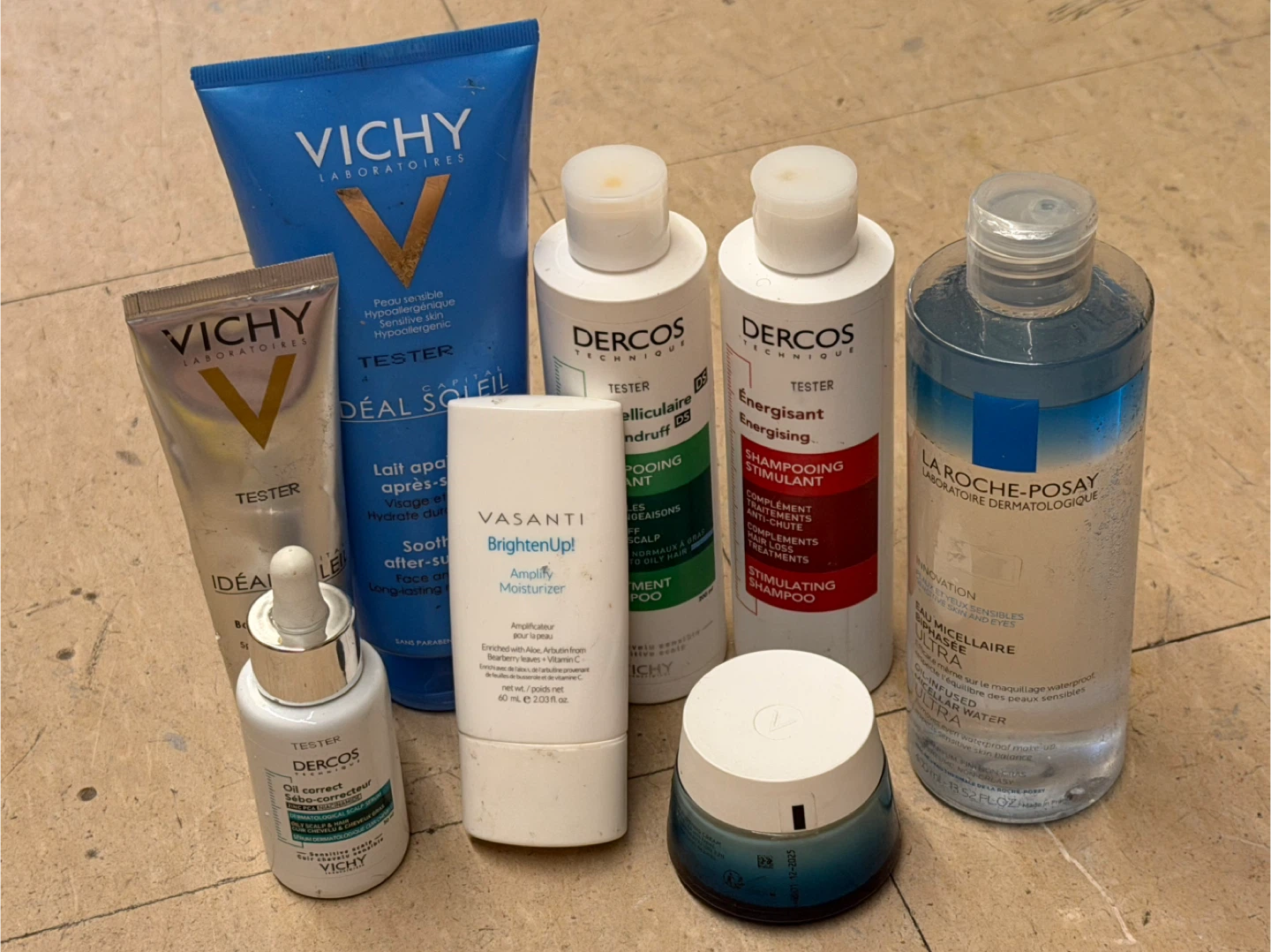 Vichy, Dercos, La Roche-Posay & Vasanti Skincare Lot