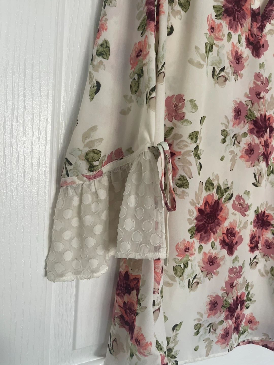 Van Heusen Floral Bell Sleeve Blouse XL/TG - photo 4