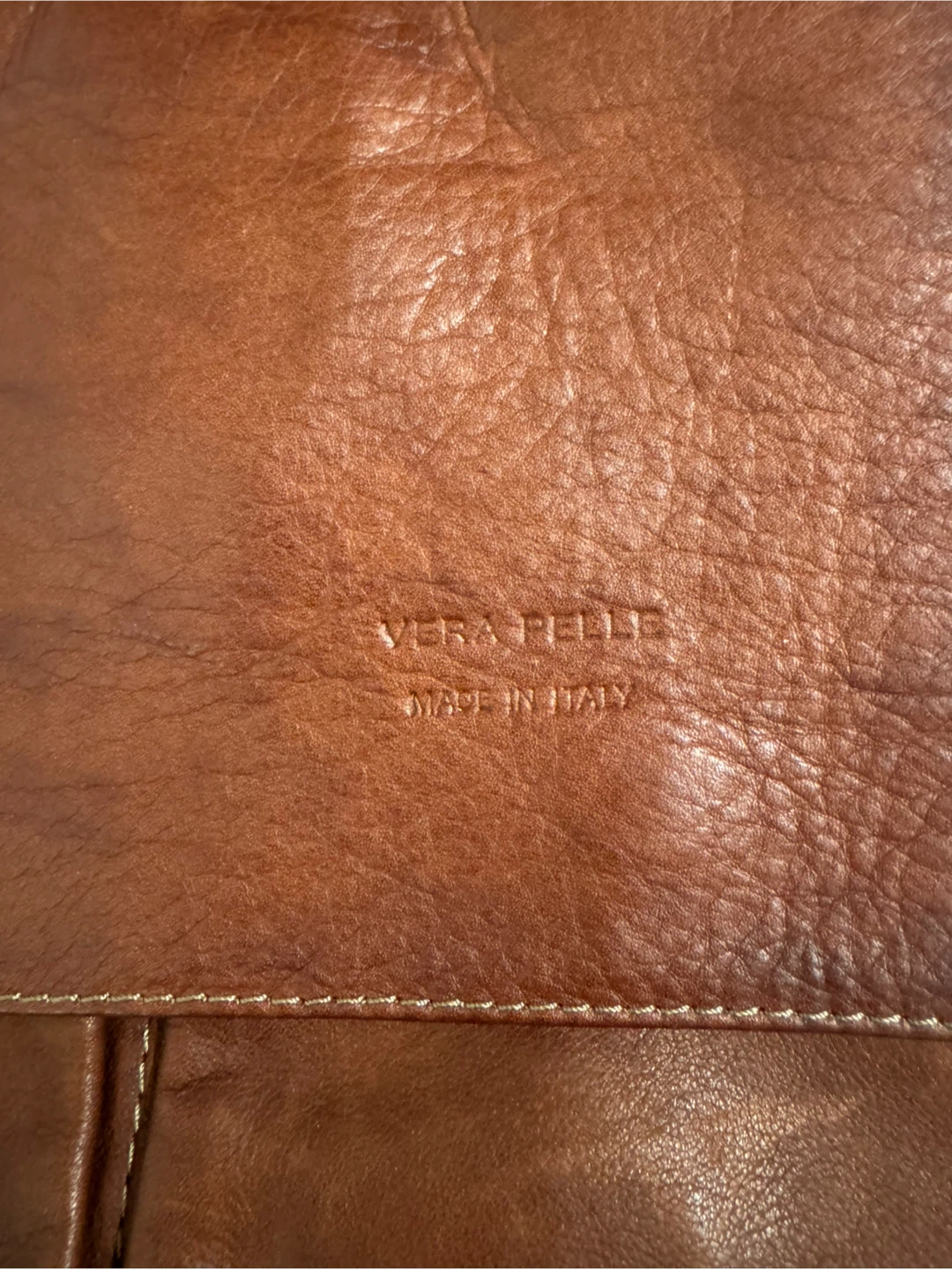 Italian Leather Crossbody Bag - Brown - photo 2