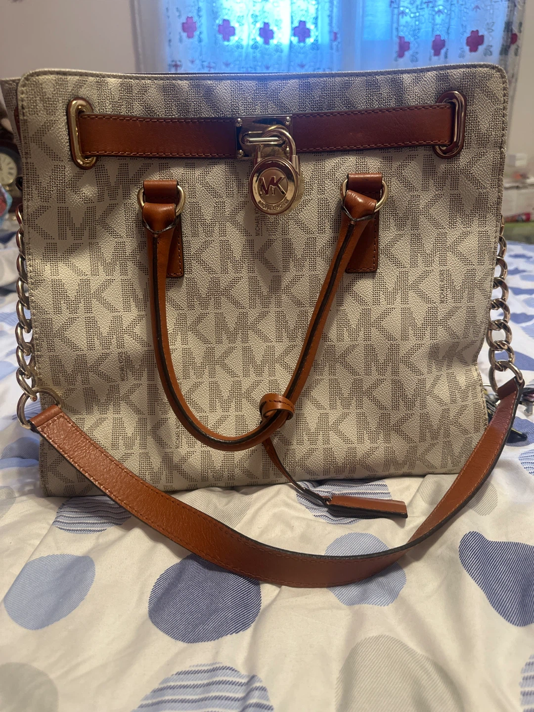 Michael Kors MK Signature Satchel Bag