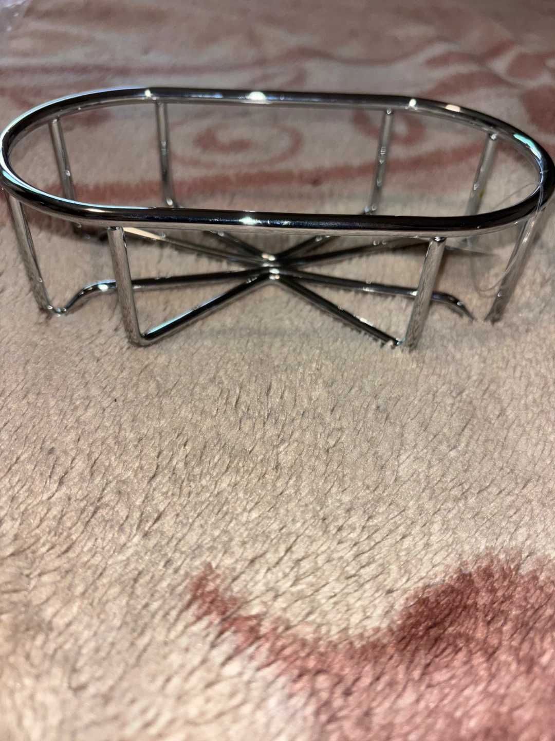 Metal soap dish holder for kitchen or bathroom sink - photo 4