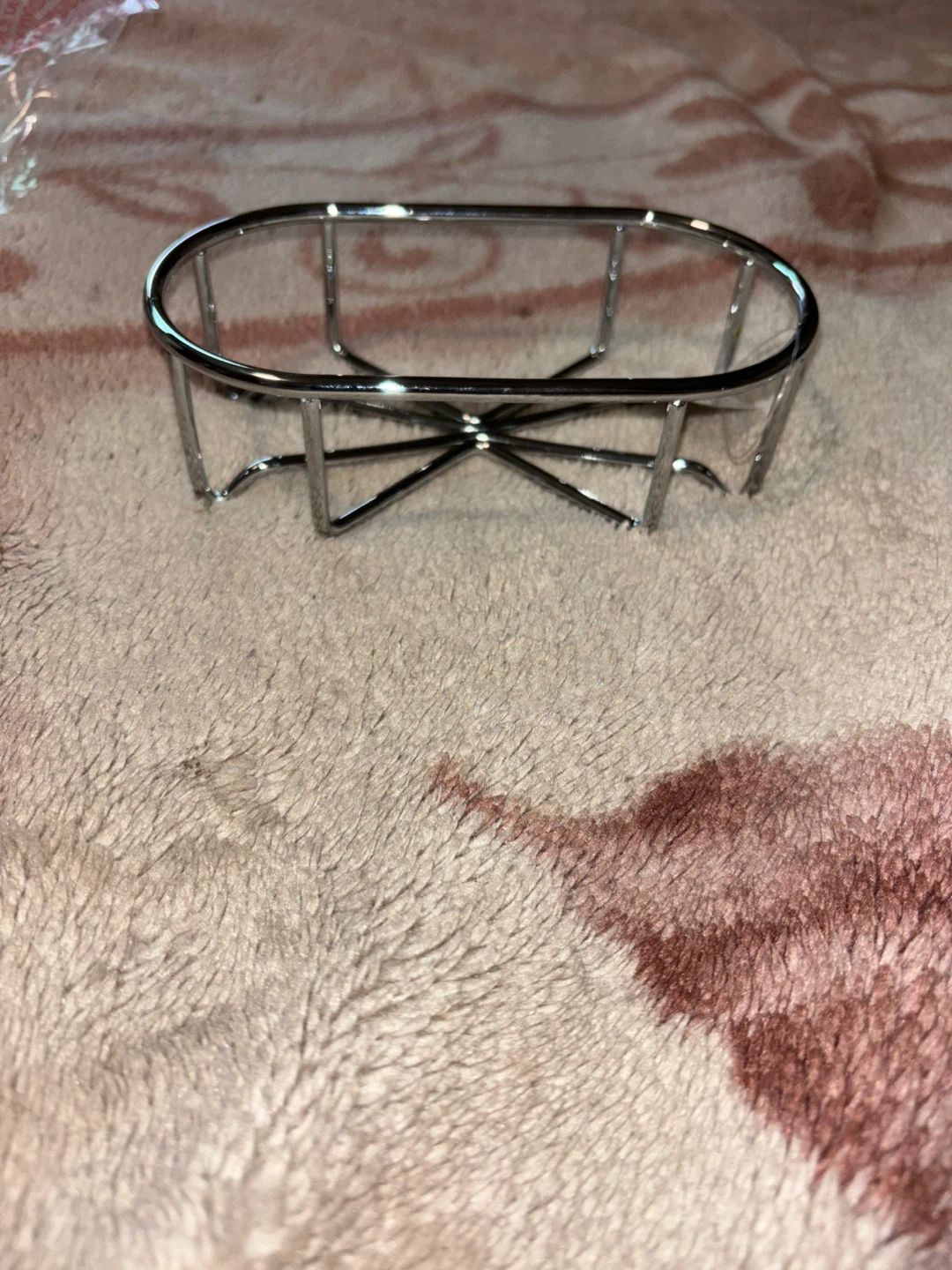 Metal soap dish holder for kitchen or bathroom sink - photo 5