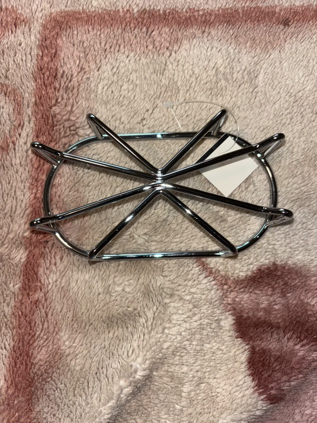 Metal soap dish holder for kitchen or bathroom sink - photo 3