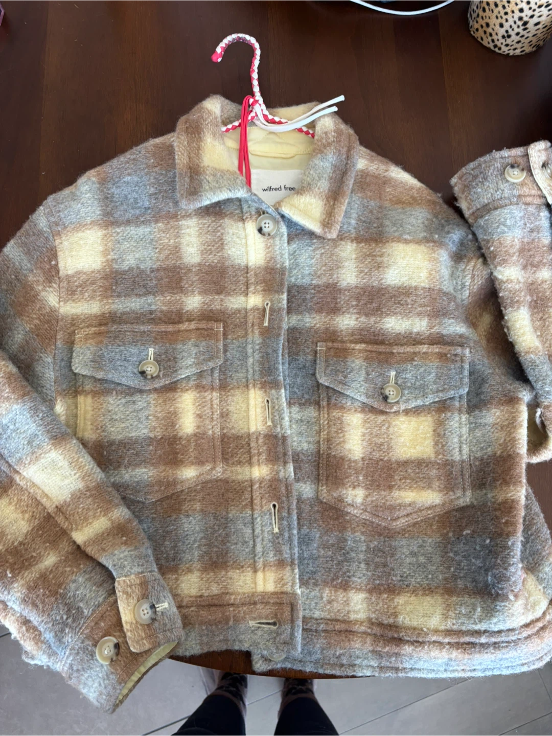 Wilfred Free Plaid Jacket
