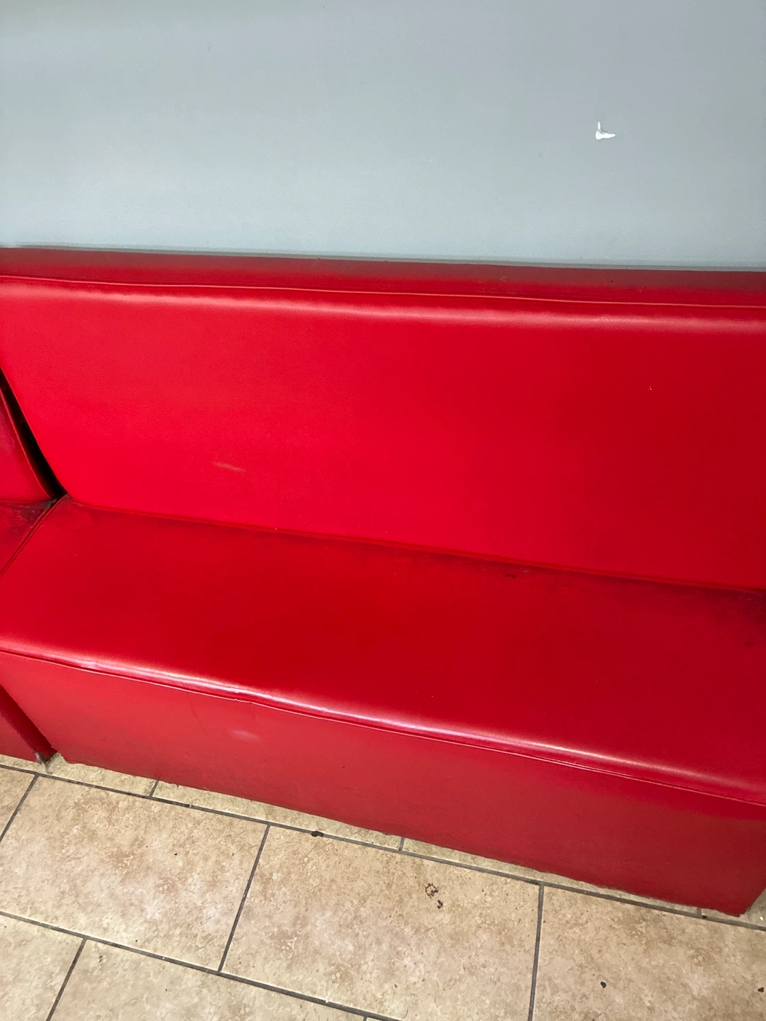 Red Commercial Booth Seating - photo 2